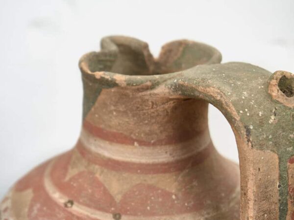 Vase ancien en céramique de style wabi sabi (vers 1900)