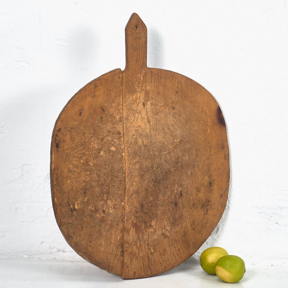 Tablas de cortar antiguas redondas (c.1920). Conjunto de 3 piezas #16