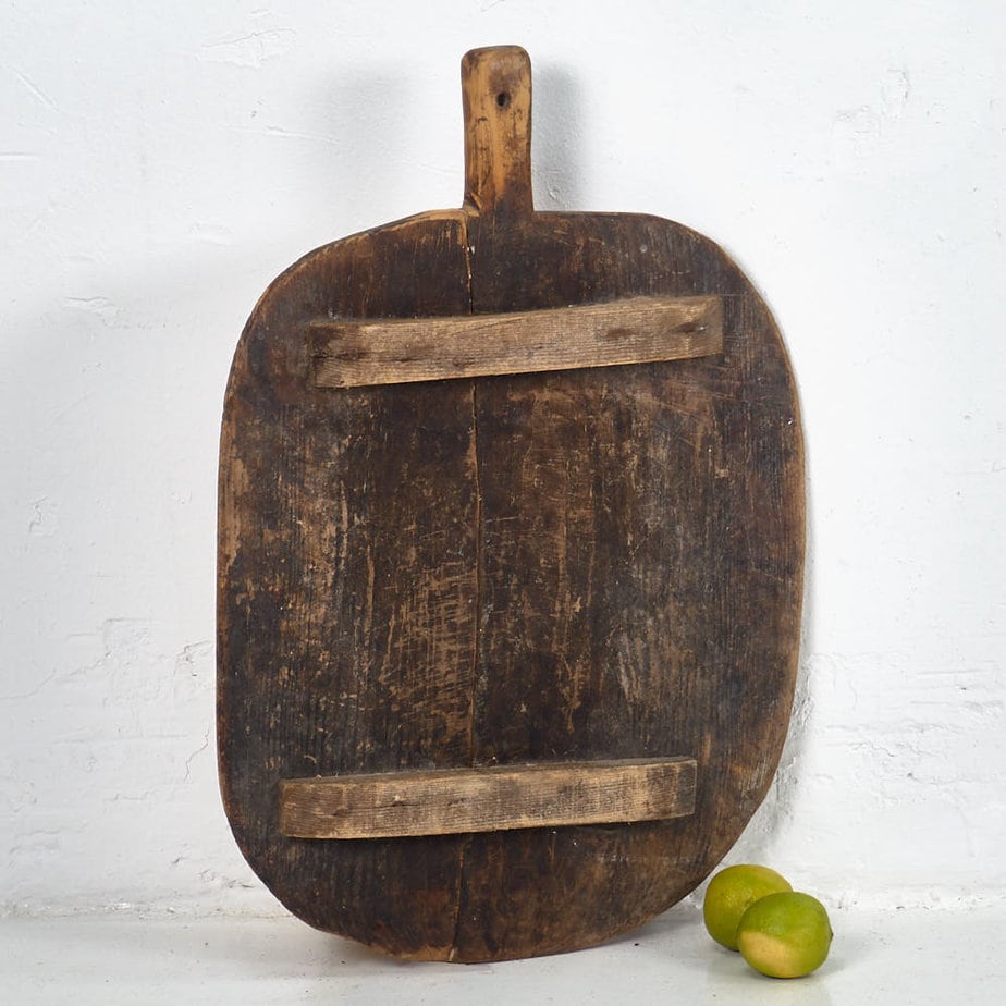 Conjunto de tablas de cortar antiguas ovaladas (c.1920). Conjunto de 3 piezas #5