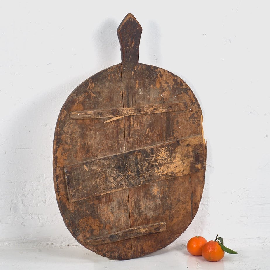 Conjunto de tablas de cortar antiguas ovaladas (c.1920). Conjunto de 3 piezas #5