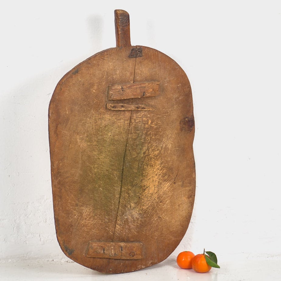 Conjunto de tablas de cortar antiguas ovaladas (c.1920). Conjunto de 3 piezas #5