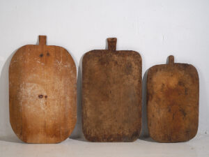 Tablas de cortar grandes antiguas (c.1920). Conjunto de 3 piezas #24