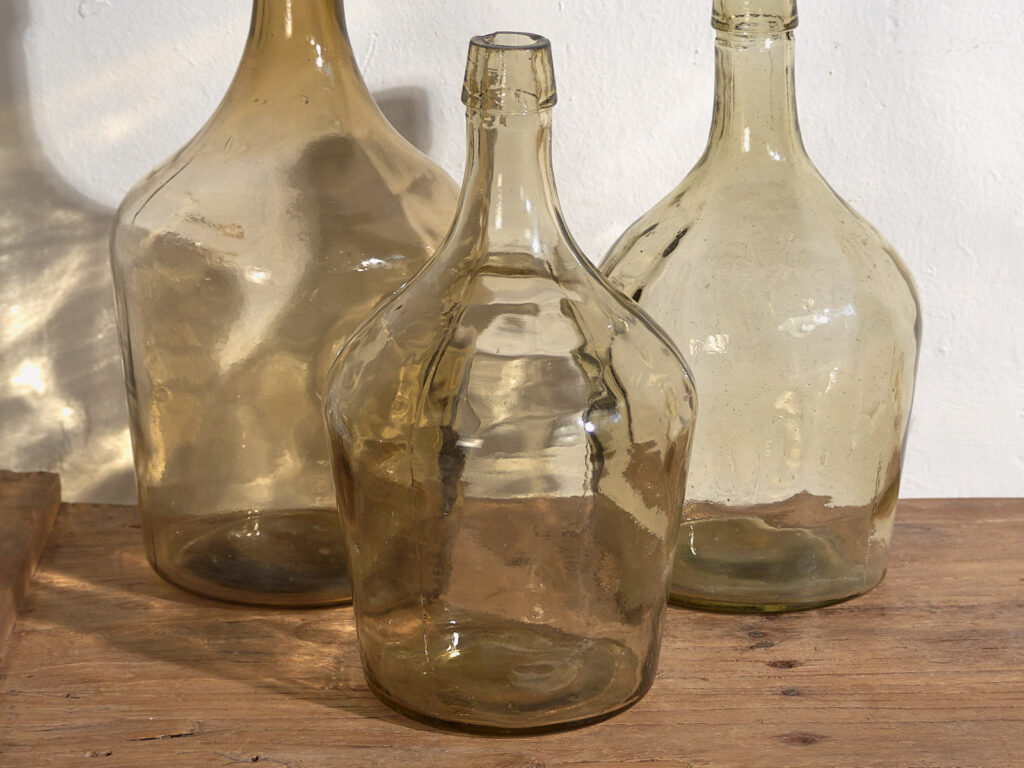 Antiguas damajuanas de color marrón (c.1920). Conjunto de 3 piezas #13