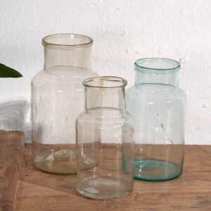 Frascos pequeños antiguos (c.1920). Conjunto de 3 piezas #16