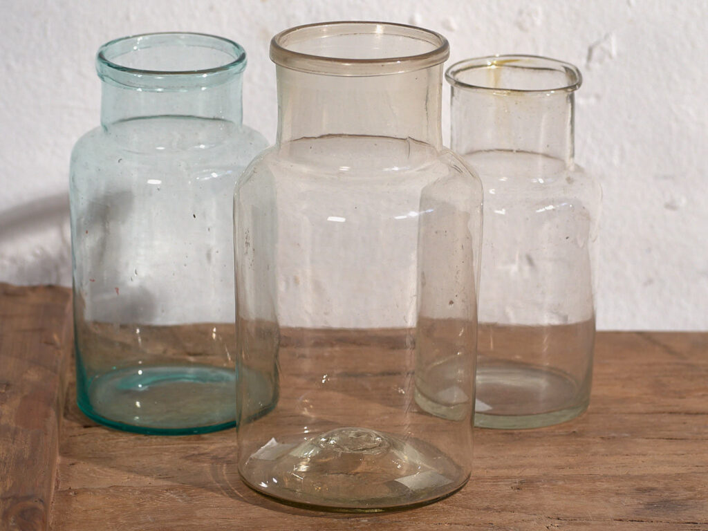 Frascos pequeños antiguos (c.1920). Conjunto de 3 piezas #16