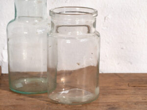 Pequeños frascos antiguos (c.1920). Conjunto de 2 piezas #17