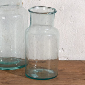 Frascos antiguos de color azul (c.1920). Conjunto de 2 piezas #18