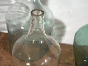 Damajuanas de colores antiguas (c.1920). Conjunto de 3 piezas #25