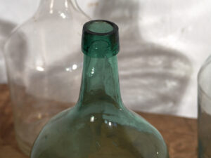 Damajuanas de colores antiguas (c.1920). Conjunto de 3 piezas #25