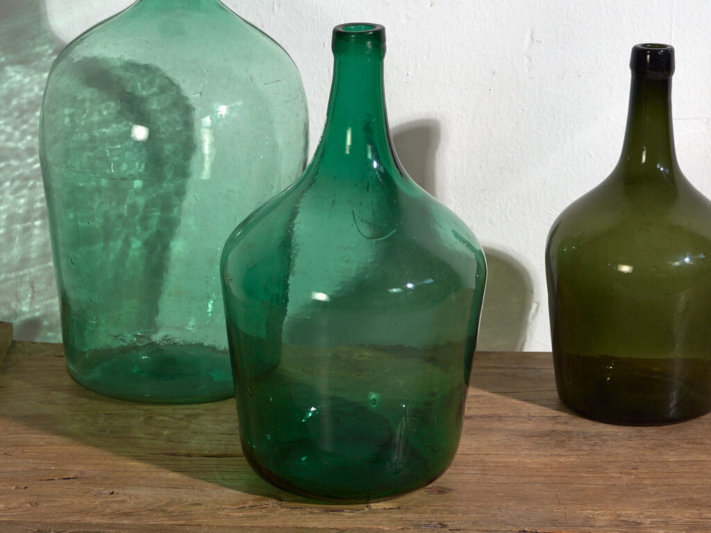 Conjunto de damajuanas antiguas (c.1920). Conjunto de 3 piezas #26