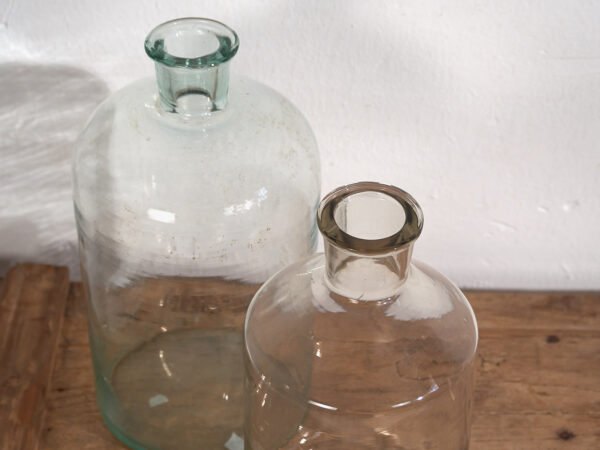 Antiguos frascos de farmacia (c.1920). Conjunto de 2 piezas #29