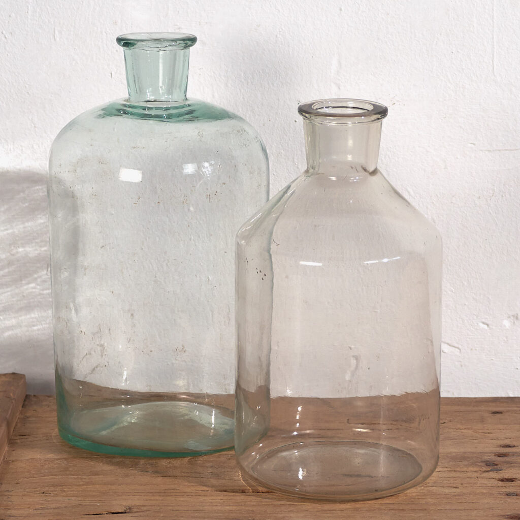 Antiguos frascos de farmacia (c.1920). Conjunto de 2 piezas #29