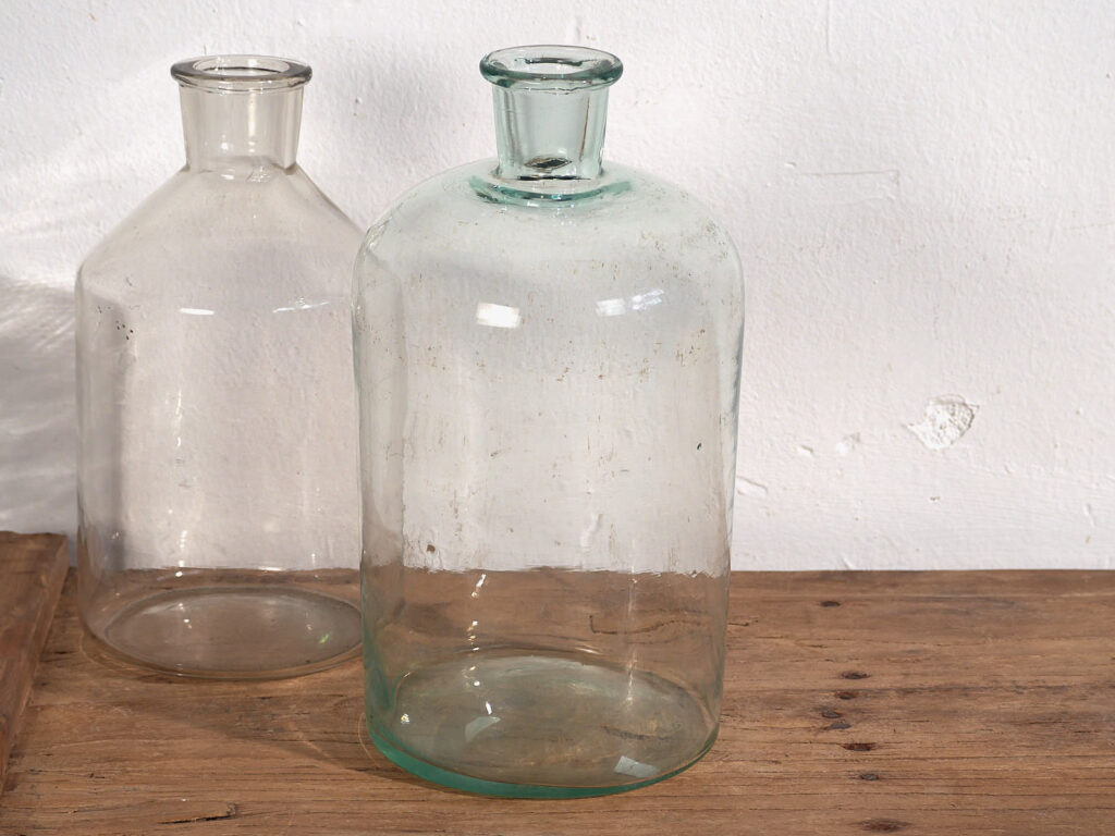 Antiguos frascos de farmacia (c.1920). Conjunto de 2 piezas #29