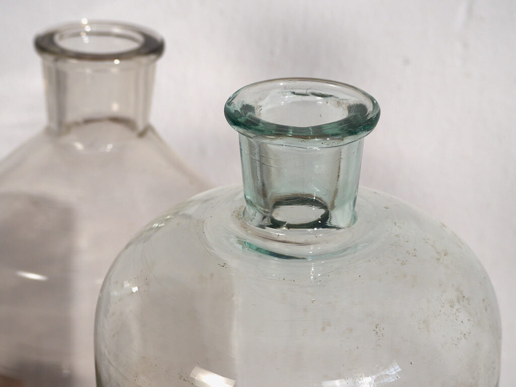 Antiguos frascos de farmacia (c.1920). Conjunto de 2 piezas #29