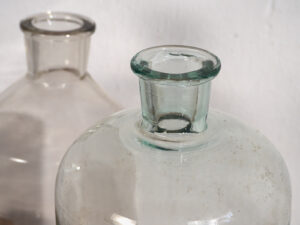 Antiguos frascos de farmacia (c.1920). Conjunto de 2 piezas #29