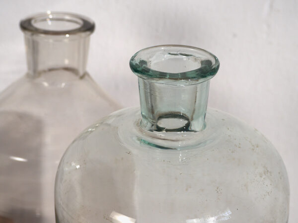 Antiguos frascos de farmacia (c.1920). Conjunto de 2 piezas #29