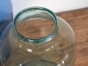 Jarrones antiguos de color azul (c.1920). Conjunto de 2 piezas #30