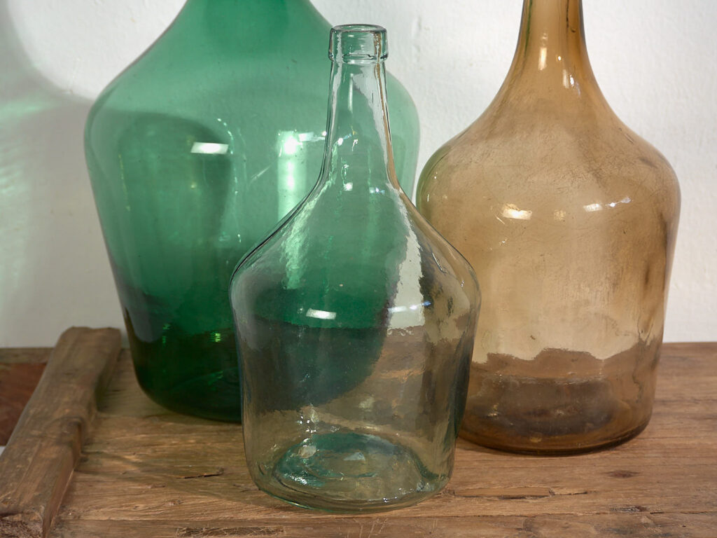 Damajuanas antiguas (c.1920). Conjunto de 3 piezas #35