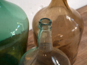 Damajuanas antiguas (c.1920). Conjunto de 3 piezas #35