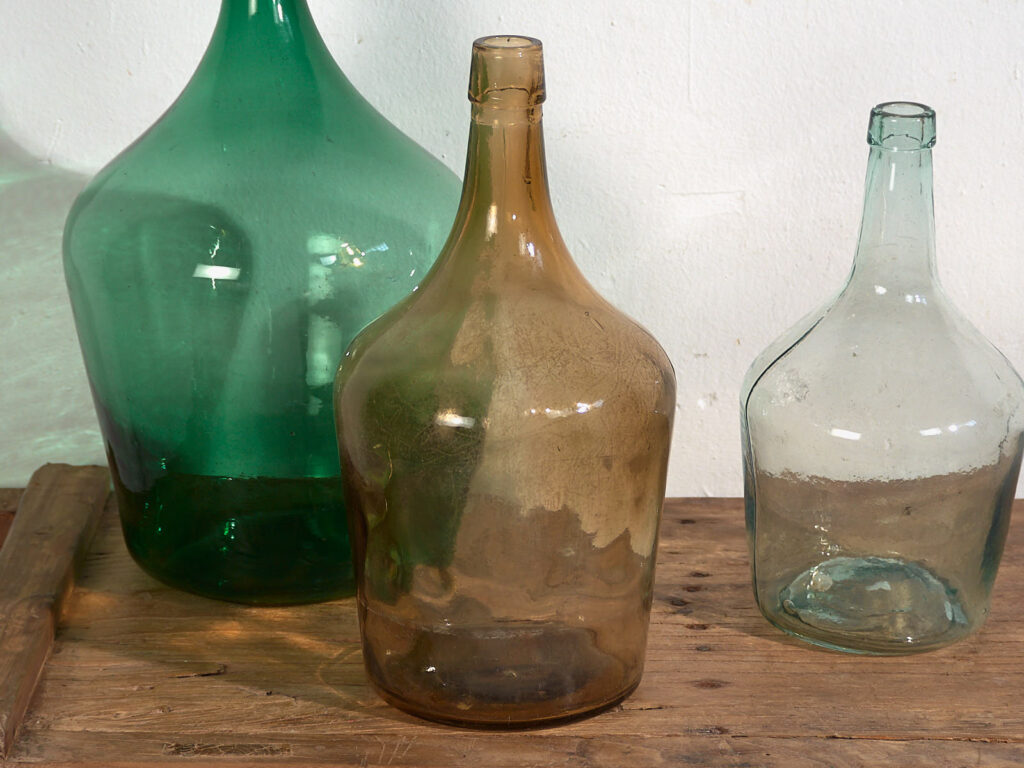 Damajuanas antiguas (c.1920). Conjunto de 3 piezas #35