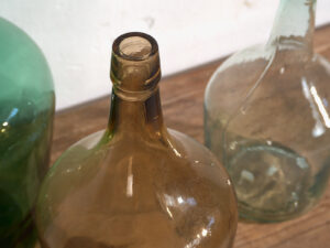 Damajuanas antiguas (c.1920). Conjunto de 3 piezas #35