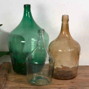 Damajuanas antiguas (c.1920). Conjunto de 3 piezas #35