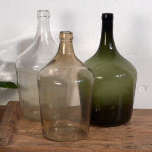 Antiguas damajuanas (c.1920). Conjunto de 3 piezas #37