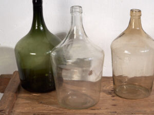 Antiguas damajuanas (c.1920). Conjunto de 3 piezas #37