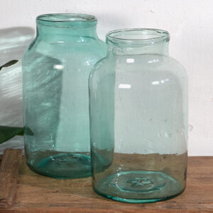 Frascos grandes antiguos (c.1920). Conjunto de 2 piezas #40