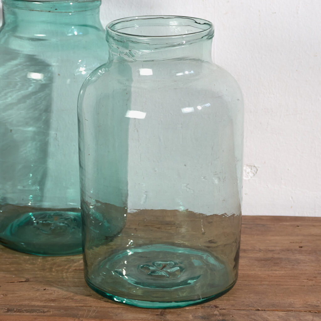 Frascos grandes antiguos (c.1920). Conjunto de 2 piezas #40