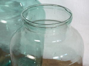 Frascos grandes antiguos (c.1920). Conjunto de 2 piezas #40