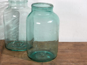 Frascos grandes antiguos (c.1920). Conjunto de 2 piezas #40