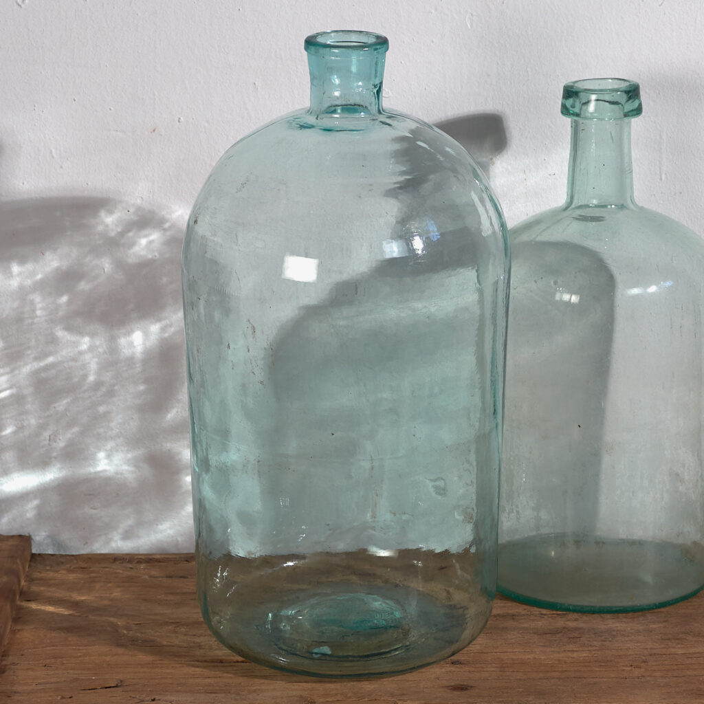 Botellas grandes antiguas (c.1920). Conjunto de 2 piezas #42