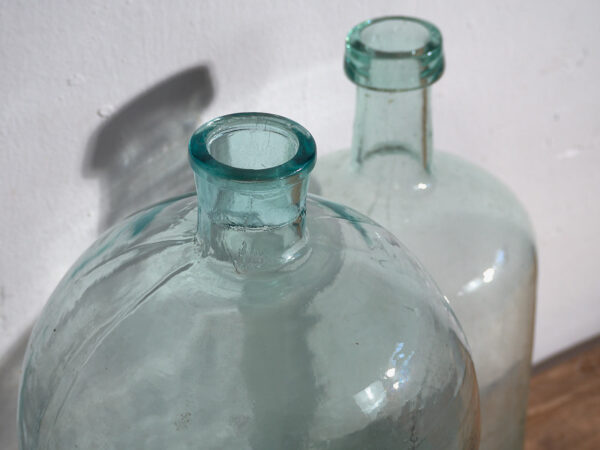 Botellas grandes antiguas (c.1920). Conjunto de 2 piezas #42