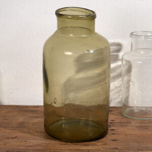 Frascos de vidrio antiguos (c.1920). Conjunto de 2 piezas #46