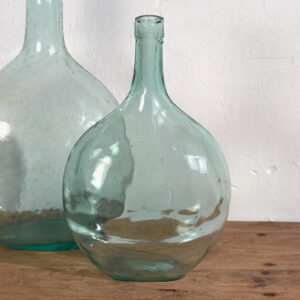 Damajuanas antiguas de color azul (c.1920). Conjunto de 2 piezas #47