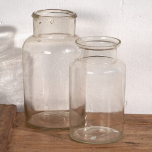 Pequeños frascos antiguos (c.1920). Conjunto de 2 piezas #56