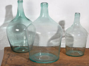 Conjunto de damajuanas antiguas (c.1920). Conjunto de 3 piezas #65