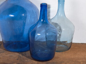 Damajuanas antiguas de vidrio (c.1920). Conjunto de 3 piezas #66