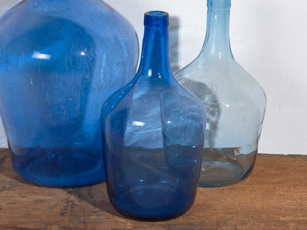 Damajuanas antiguas de vidrio (c.1920). Conjunto de 3 piezas #66