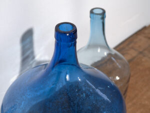 Damajuanas antiguas de vidrio (c.1920). Conjunto de 3 piezas #66