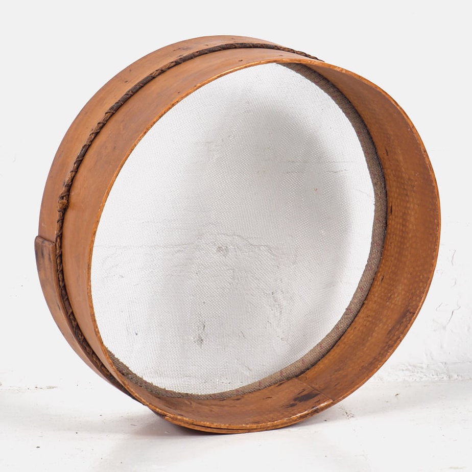 Cedazo antiguo de 41 cm de diámetro (c.1920)