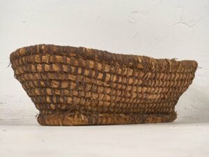 Cesta de frutas decorativa antigua (c.1930)