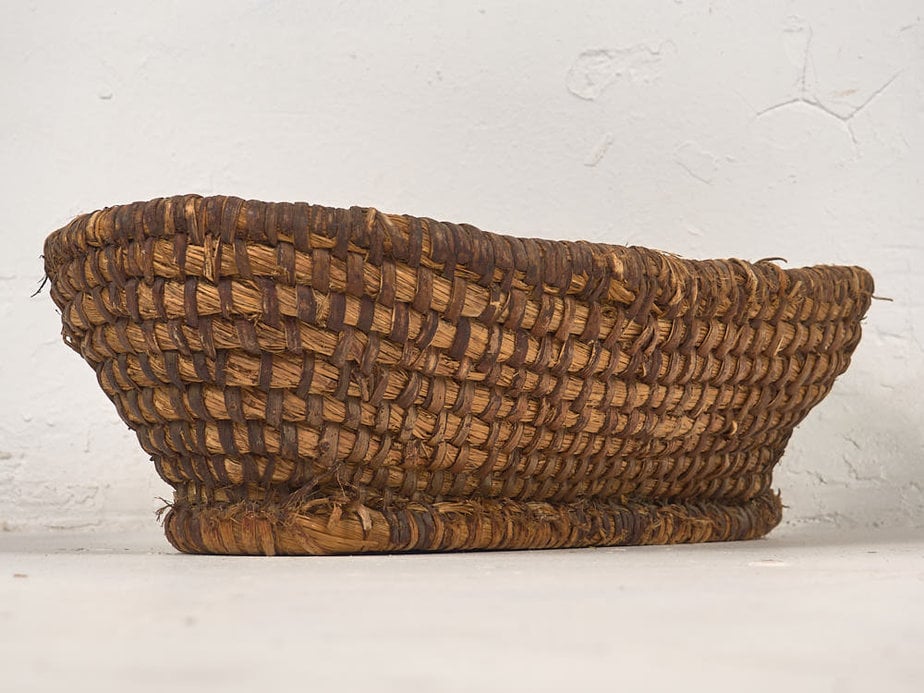 Cesta de frutas decorativa antigua (c.1930)