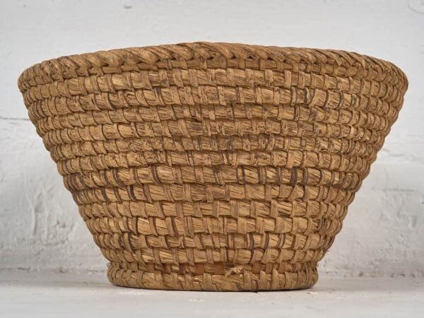 Cesta decorativa de mimbre antigua (c.1930)
