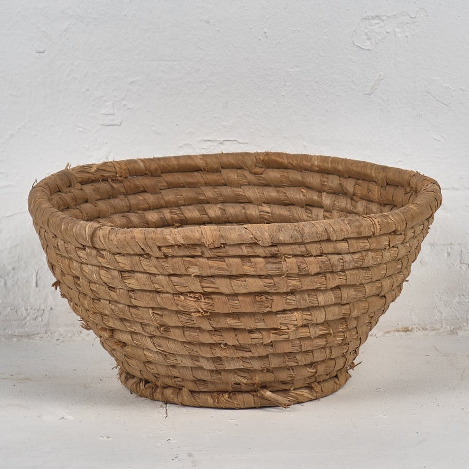 Cesta de mimbre antigua (c.1930) #3