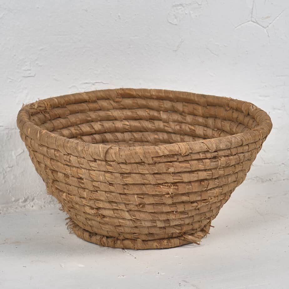 Cesta de mimbre antigua (c.1930) #3