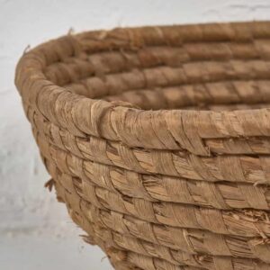 Cesta de mimbre antigua (c.1930) #3