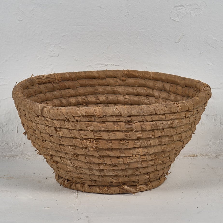 Cesta de mimbre antigua (c.1930) #3