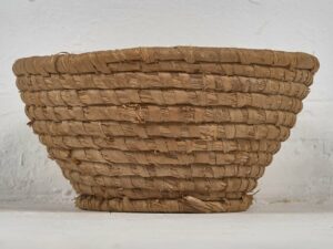 Cesta de mimbre antigua (c.1930) #3